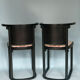 Set of 4 Josef Hoffmann Cabaret Fledermaus Dining Chairs For Wittmann Austria
