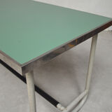 Old metal post desk, 1970