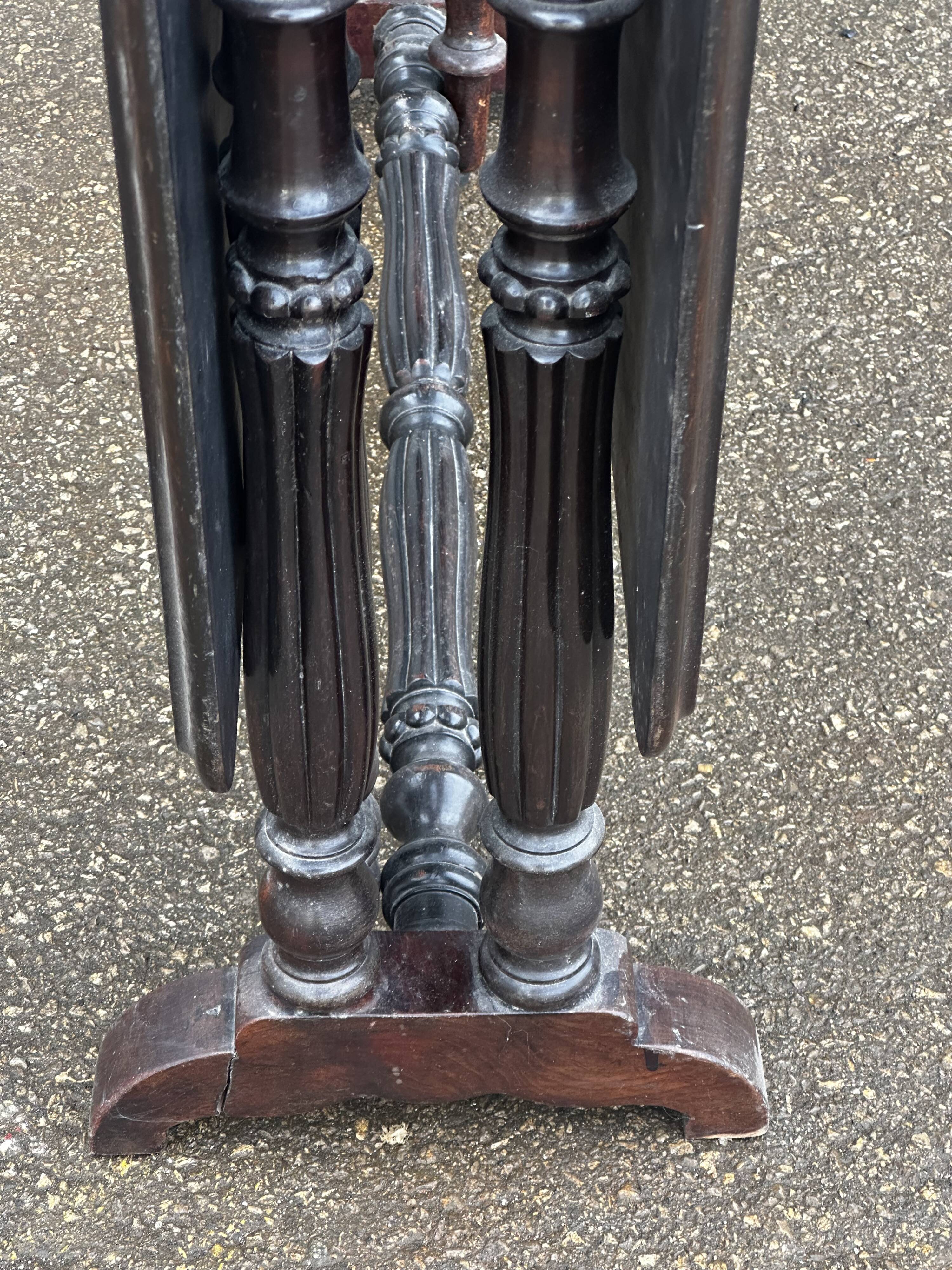 Victorian Mahogany Gate-Leg (folding) Table