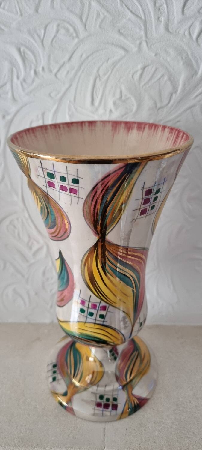 Art deco vase h.bequet quaregnon belgium