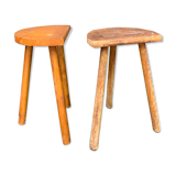 Pair of brutalist stools 1950