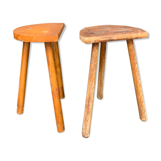 Pair of brutalist stools 1950