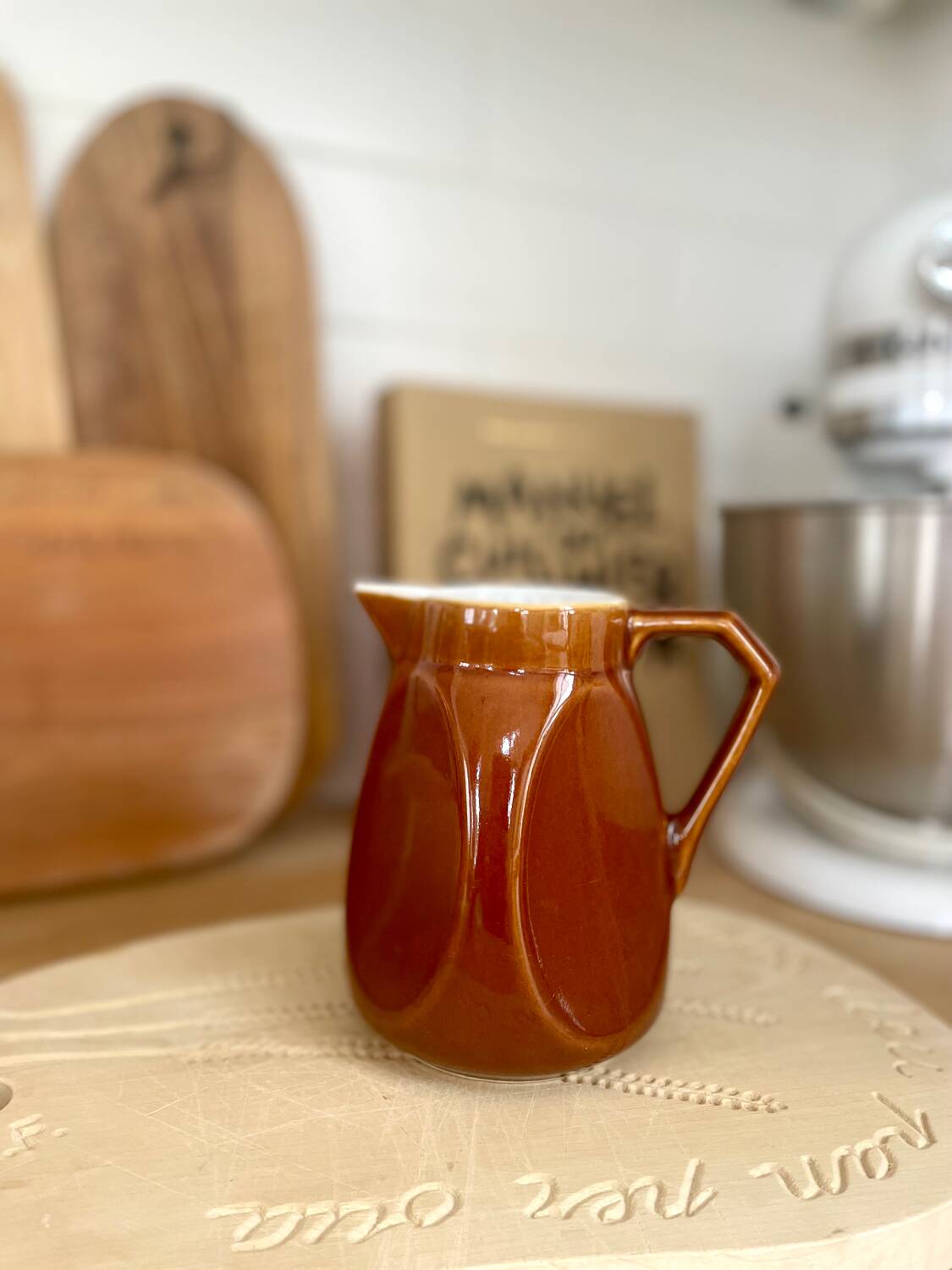 Vintage bistro milk jug