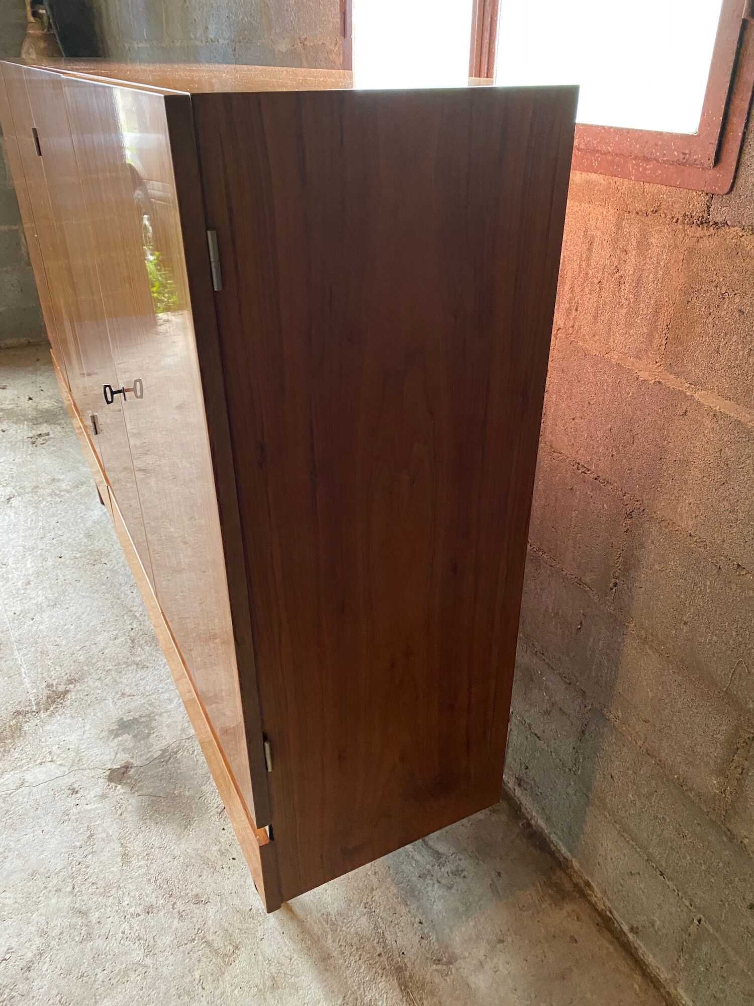 Set 2 vintage buffets lacquered wood