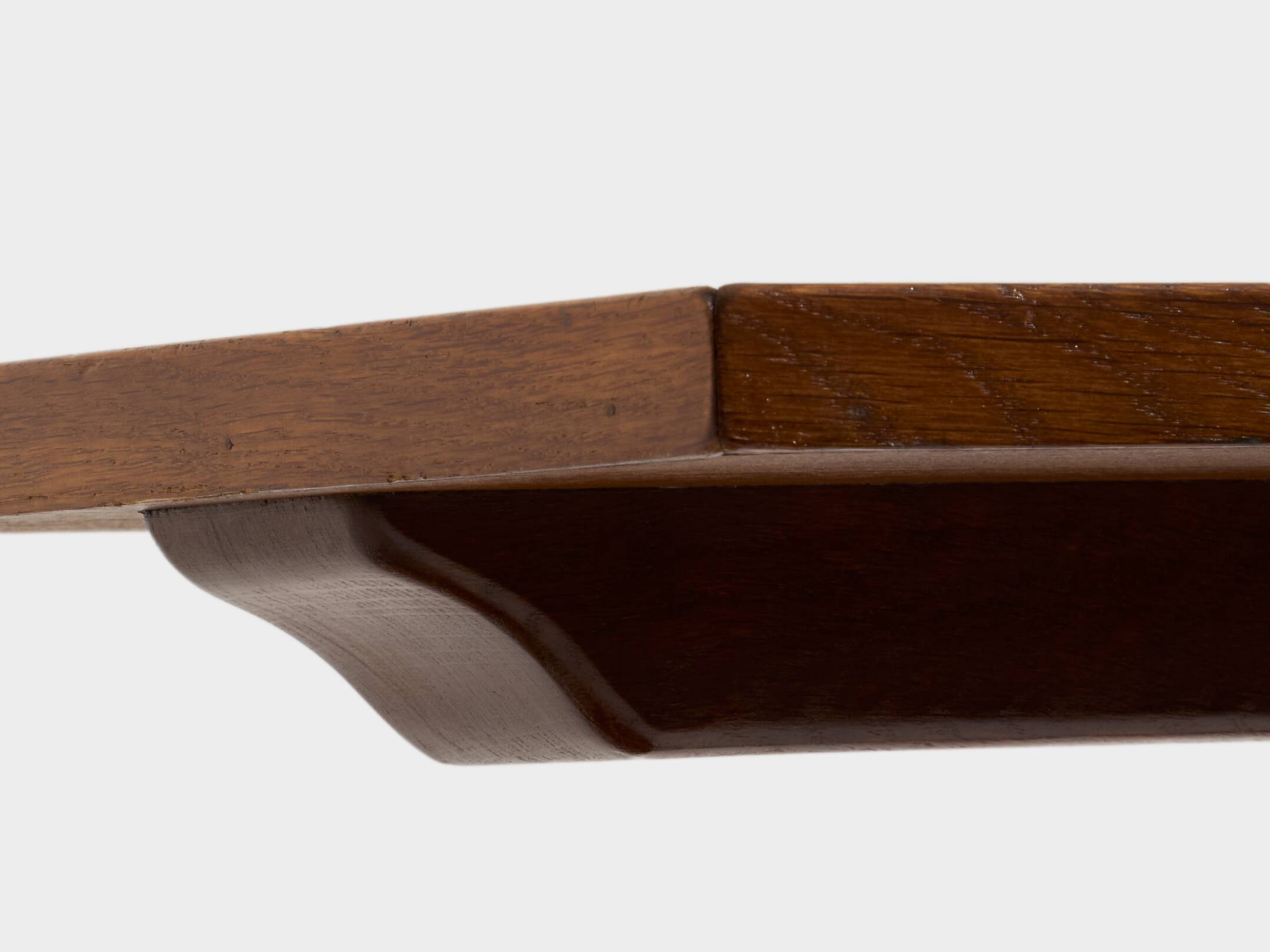 Art Deco side table, stained oak, 1940.