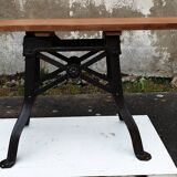 Table or console industrial machine foot 1900s
