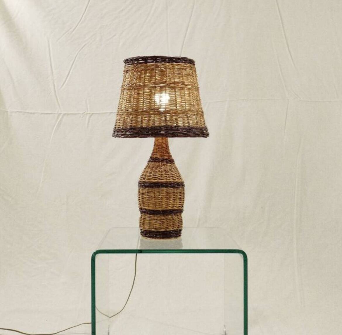 Rattan lamp