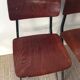 Series of 4 chairs "spinstoel" by Marko model S201 of the 60s