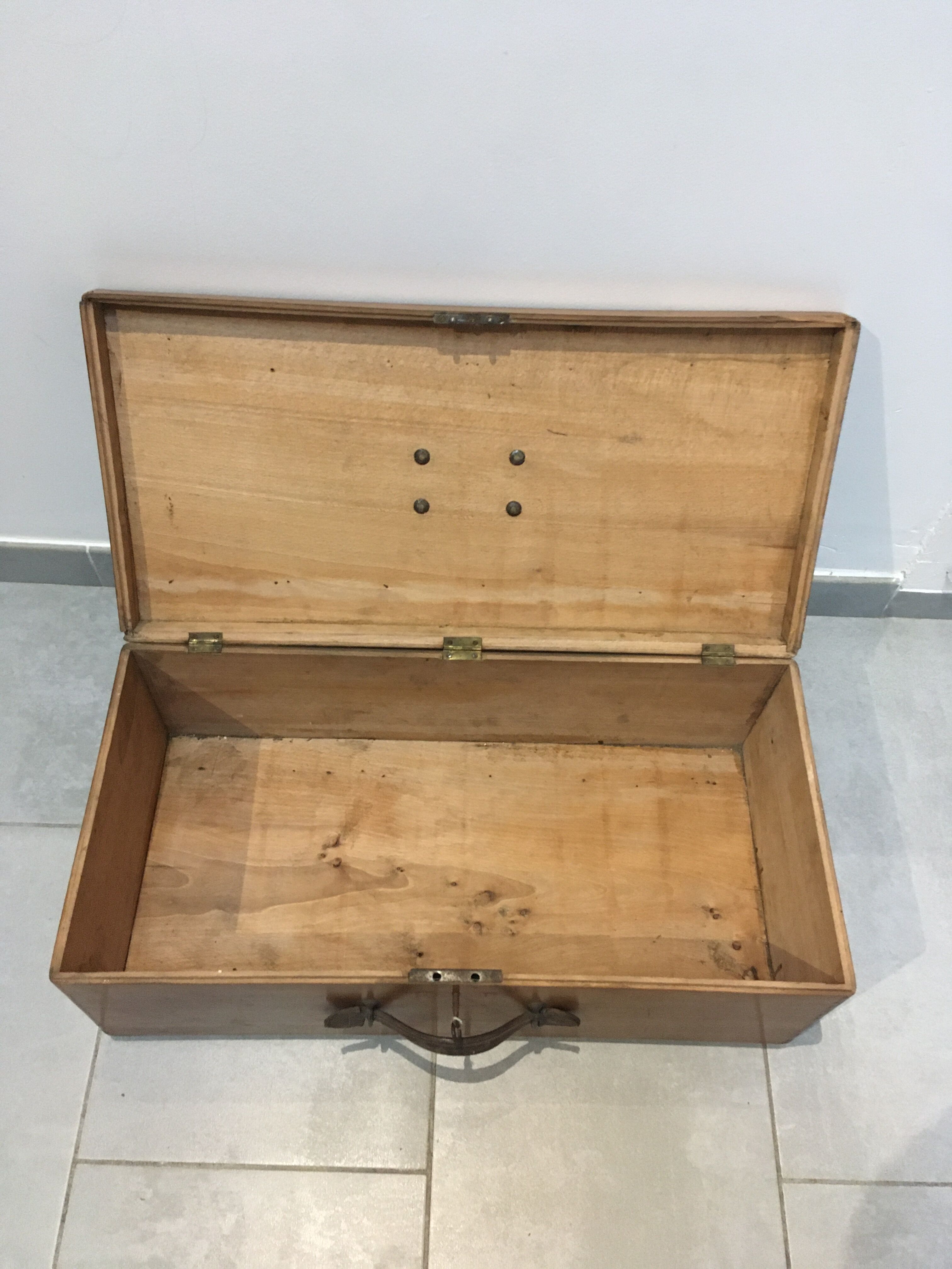 Old military travel box