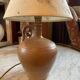 Vintage stoneware lamp