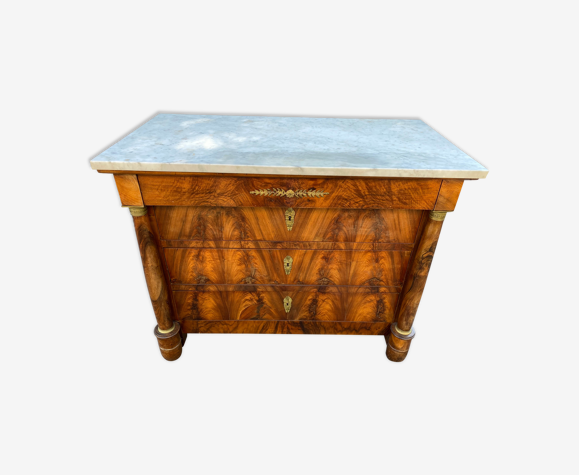 Commode Empire en loupe d'orme