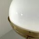 Vereinigte Werkstätten München brass & glass globe floor lamp 1960’s