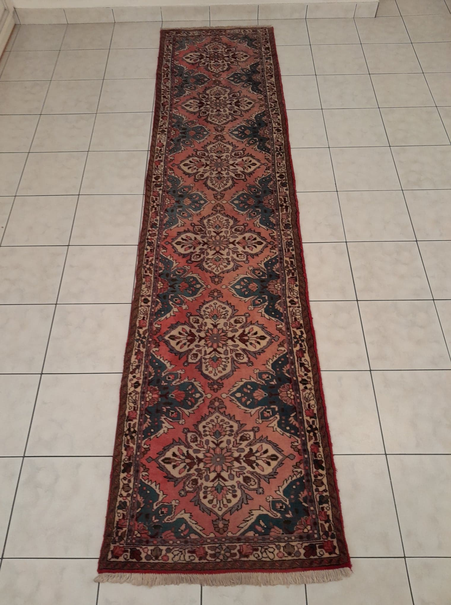 Carpet persian gallery hamadan handmade 328x82cm