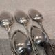 5 tablespoons 800 silver Swiss goldsmith Jezler model Muguet