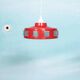1970s vintage glass pendant from the space age, Sweden