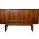 Danish rosewood sideboard with bar cabinet by E. W. Bach, 1960s