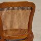 Paire de chaises en bois et cannage style Louis XV
