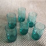 Series of 6 glasses