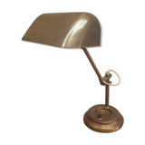Antique brass desk lamp