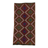 Tapis kilim turc vintage 354x178 cm laine jajim kelim