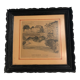 Framed drawing