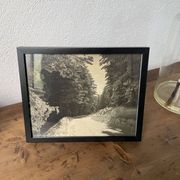 Photographie ancienne paysage enneigé