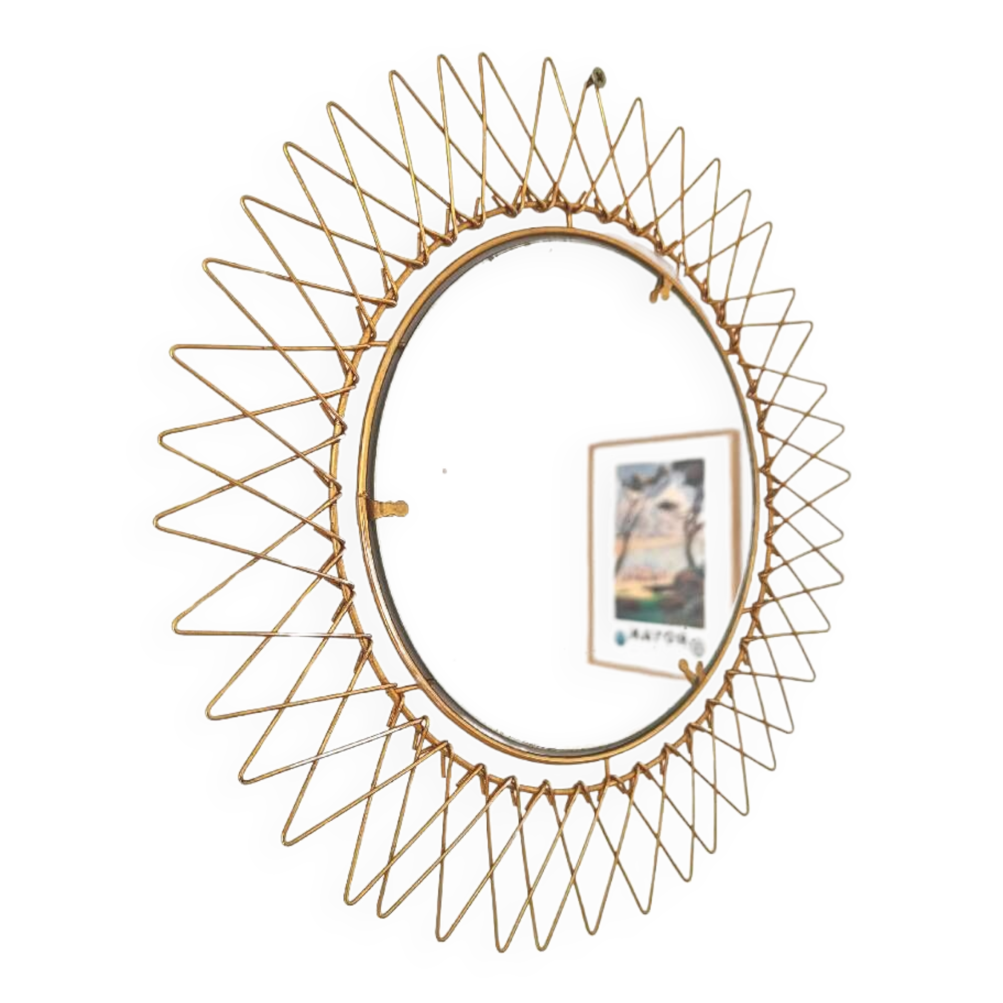 Miroir soleil rétractable Erdecor Escaut, années 1950