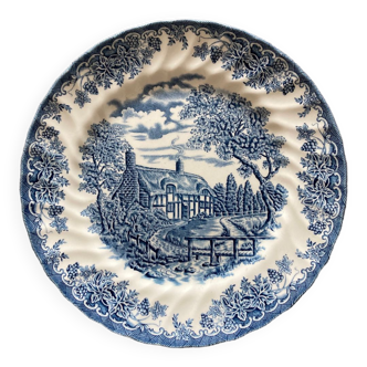 Assiette plate Churchill The Georgian Collection bleu