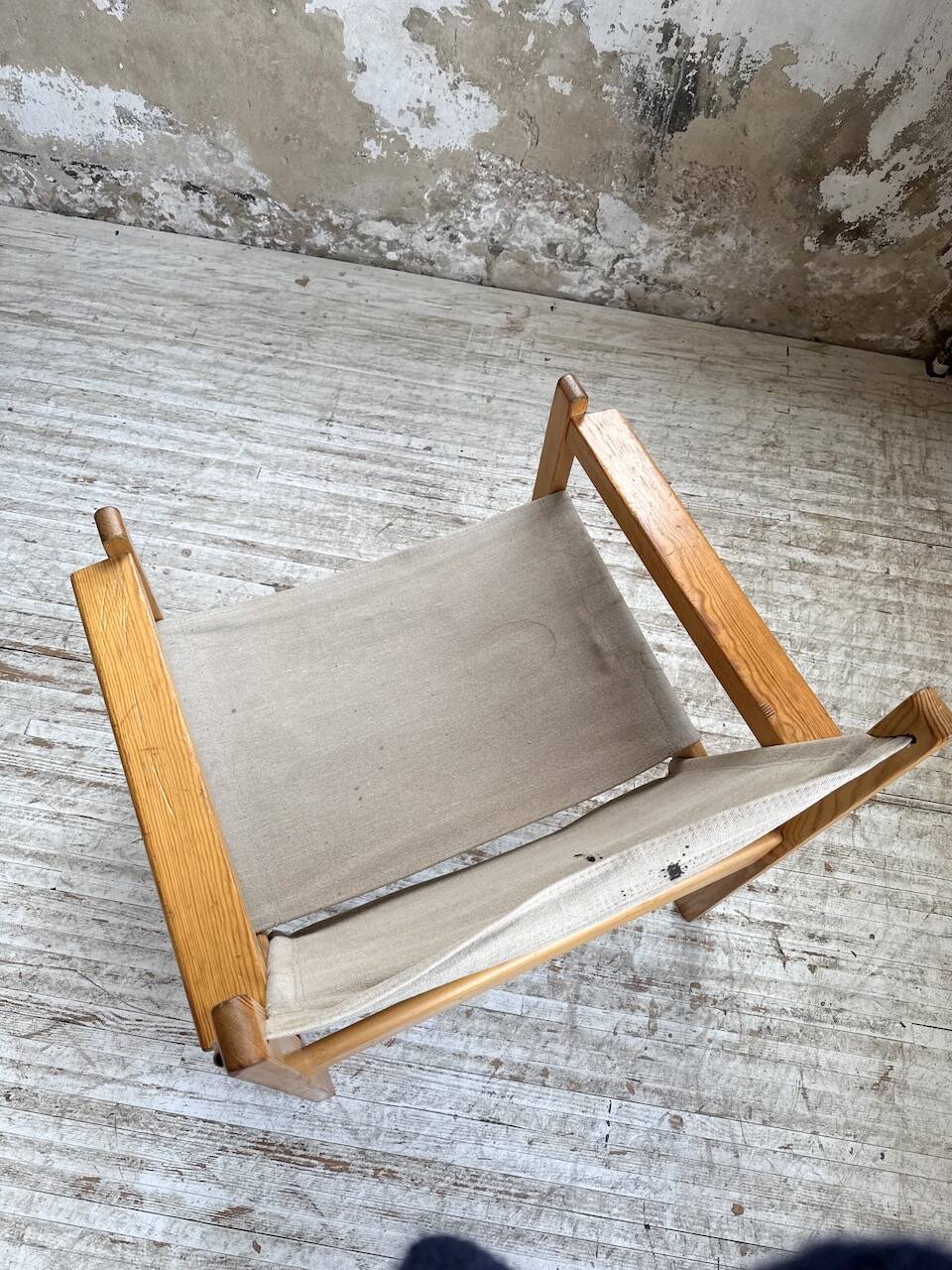 Safari chair in pine by Rold Rastad and Adolf Relling, 1960.