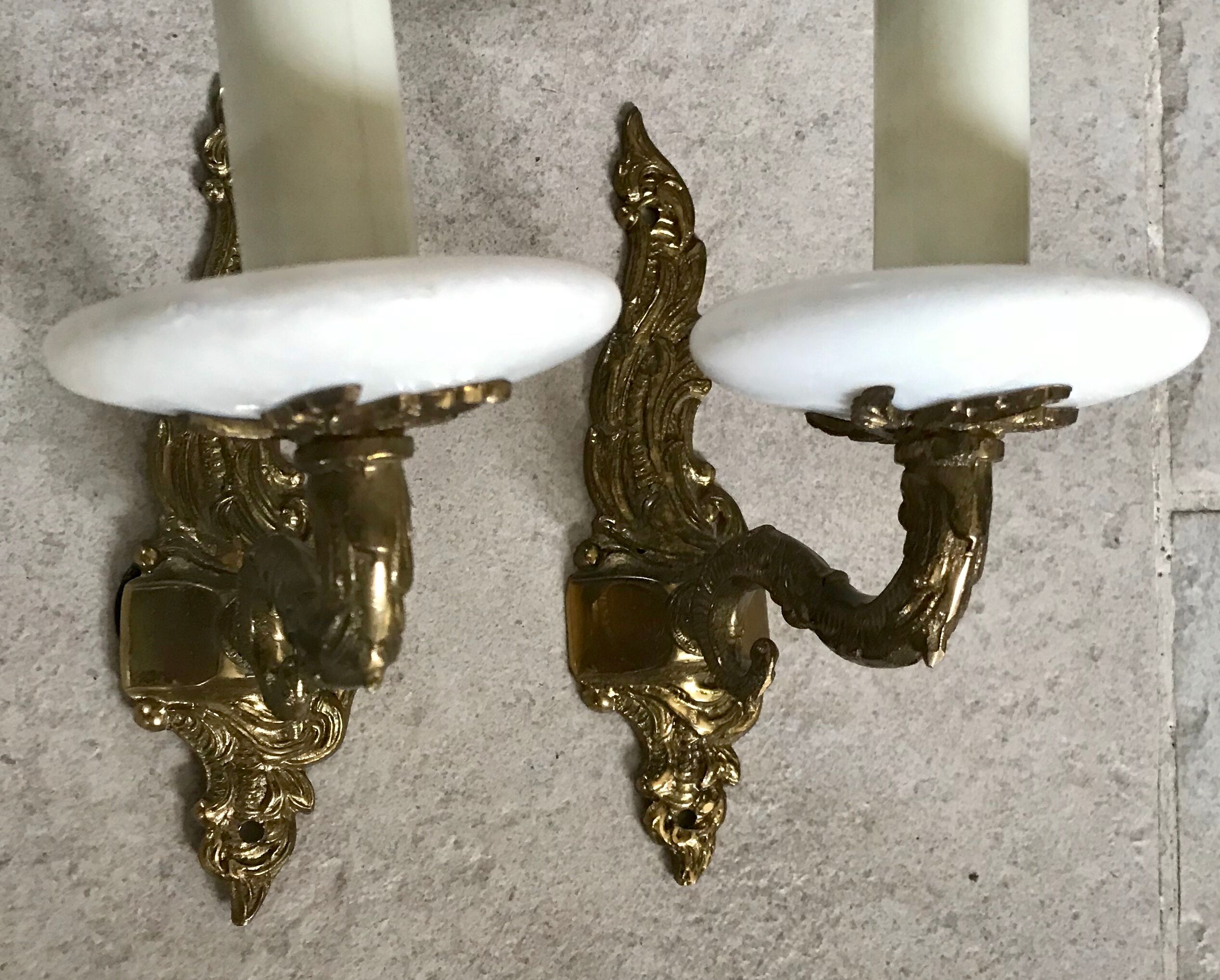 Pair of wall lamps