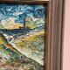 Mid-Century Oil on Panel “View” by Stig Allan,  Signed & Framed– 34 × 28 cm