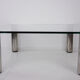 Marcuso Italian design bass table Marco Zanuso for Zanotta