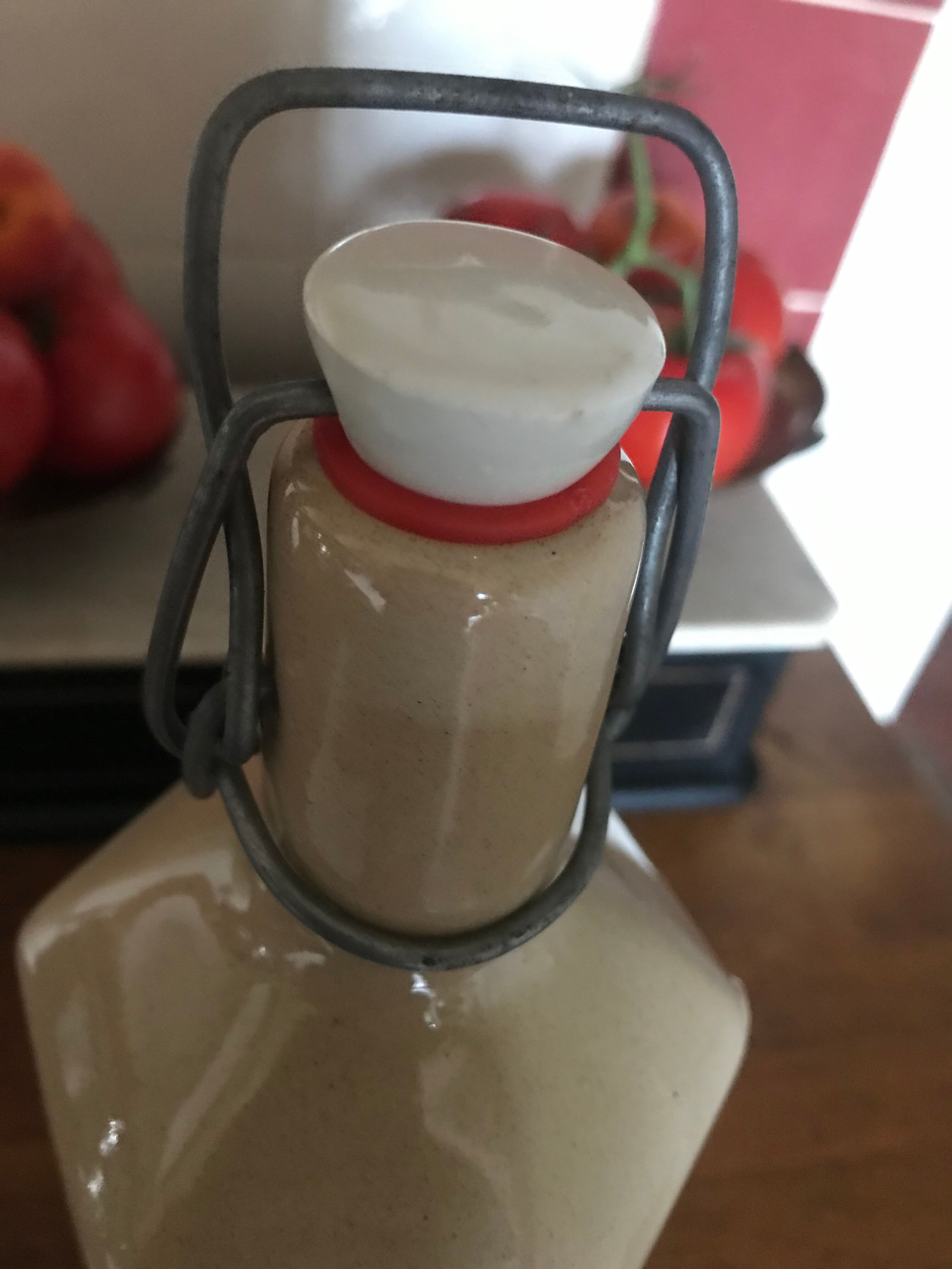 Bottle in sandstone from Alsace La Cigogne