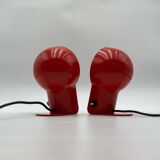 Pair of Table Lamps 'Panda' by Ambrogio Pozzi for Harveiluce, 70s
