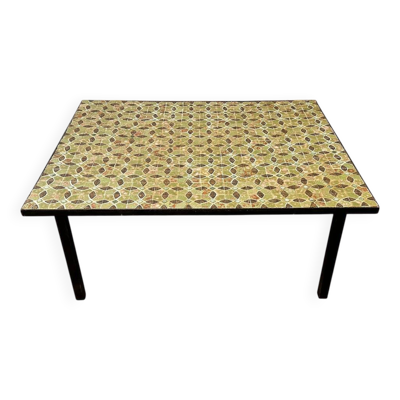 Table basse en mosaïque moderne du milieu du siècle, années 1960, France