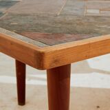 Teak and ceramic coffee table by Britt Sallingboe, Set of 2