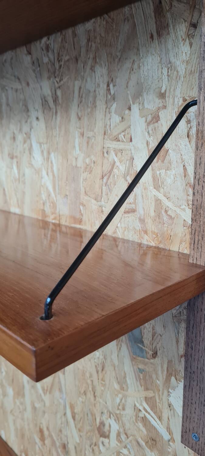 Teak wall shelf 1960