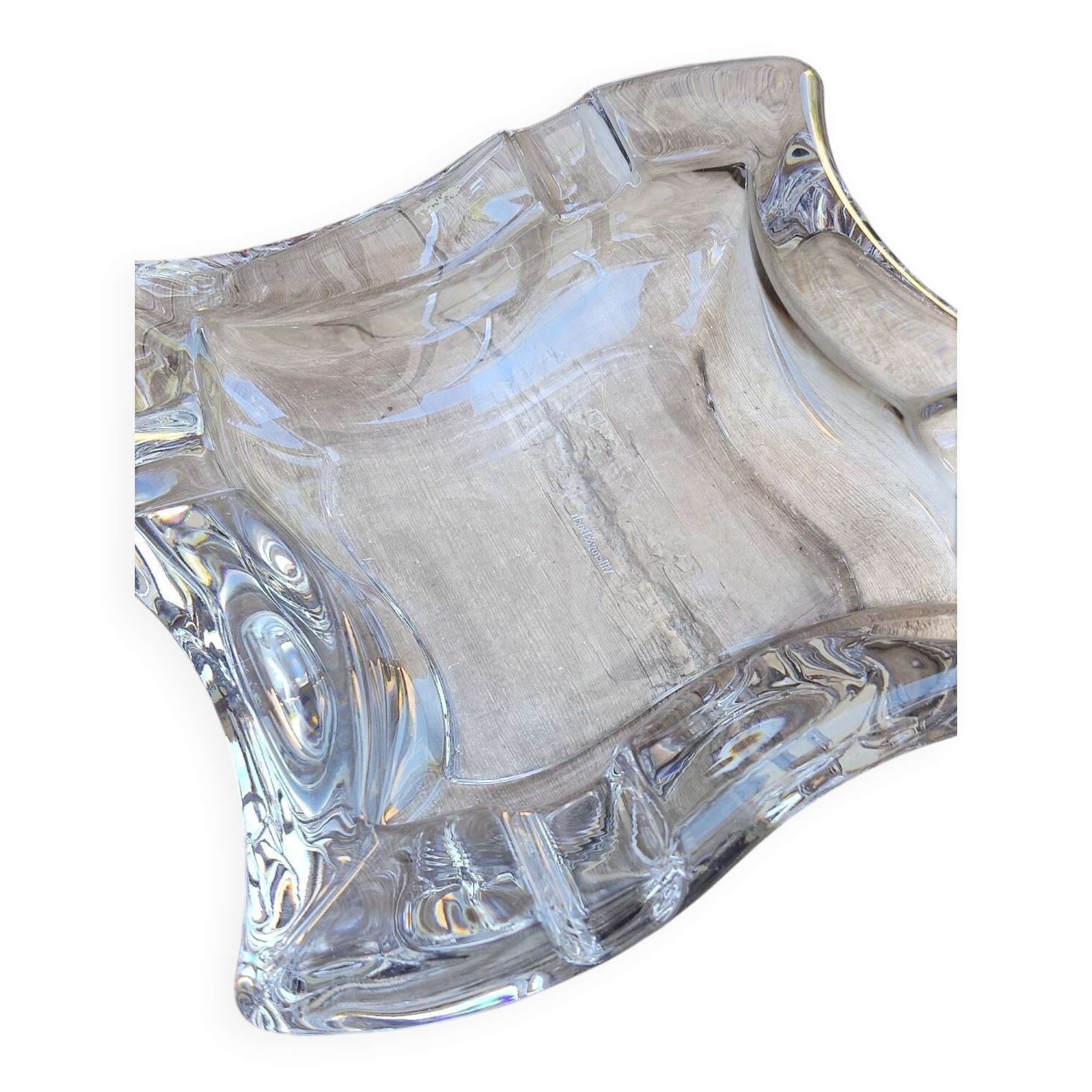 Villeroy & Boch crystal ashtray