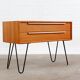 Commode en teck vintage Buffet mcm hairpins années 60 années 70