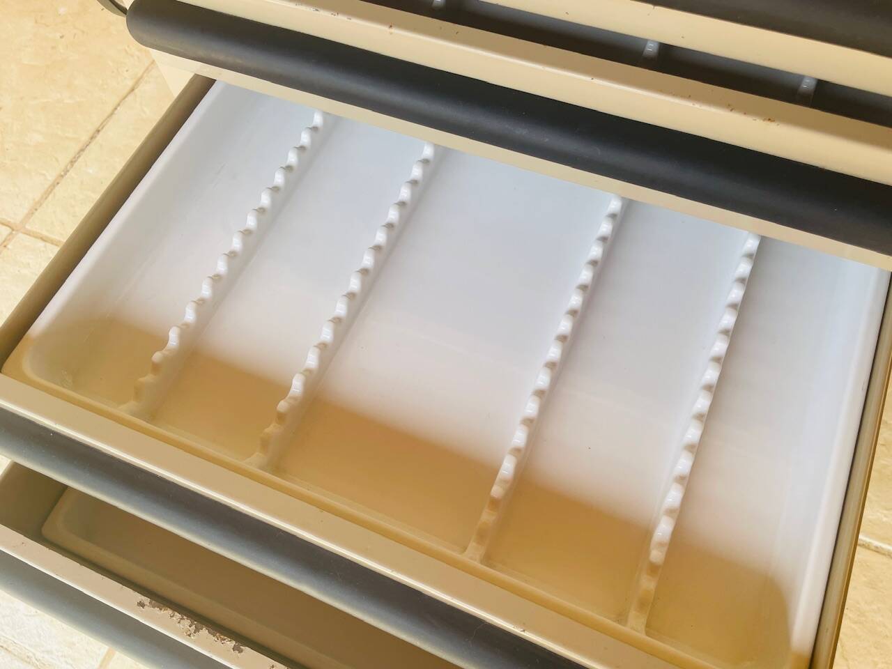 Cazzaro swivel medical storage cabinet with drawers, 1970s/1980s