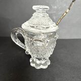 Moulded glass mustard