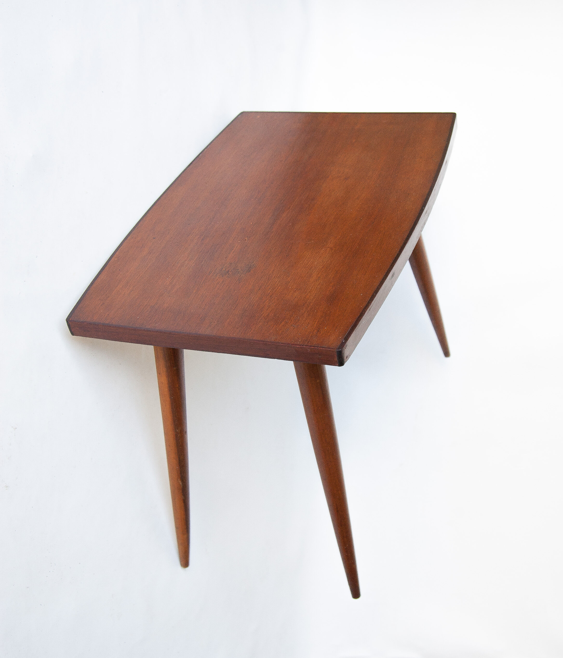 Vintage table, wooden table feet compass, side table, coffee table, lounge, danish style, wooden table, coffee table, 60's