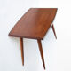 Vintage table, wooden table feet compass, side table, coffee table, lounge, danish style, wooden table, coffee table, 60's