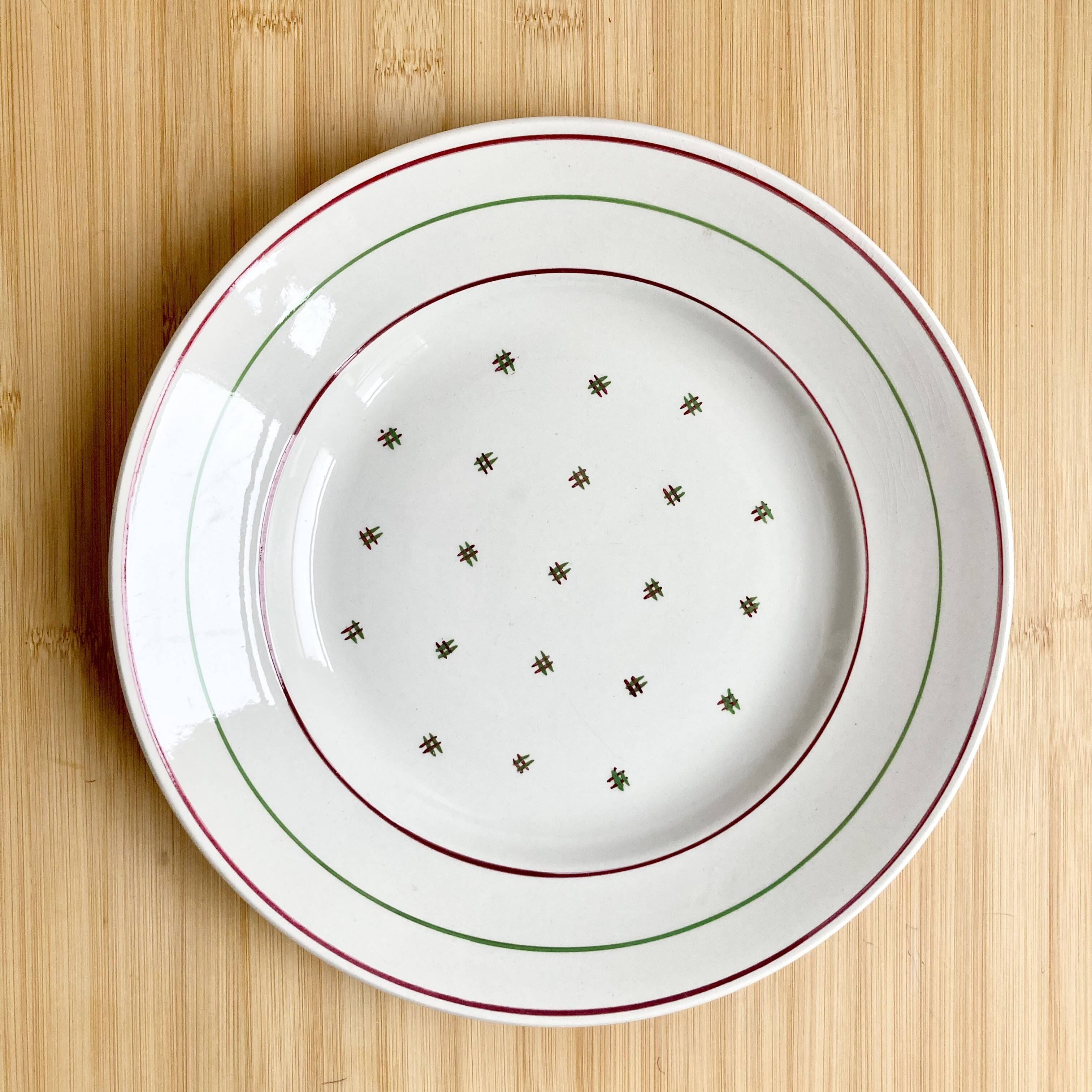 Round dish Luneville / Yvelines / 1950