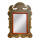 Louis XV Baroque style decorative painted mirror / 20th century