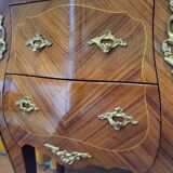 Pair of marquetry bedside tables