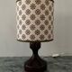 Vintage ceramic lamp from the 1970s.