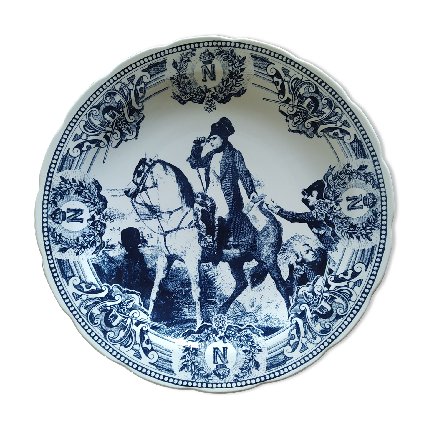 Dish with the effigy of napoleon bonaparte