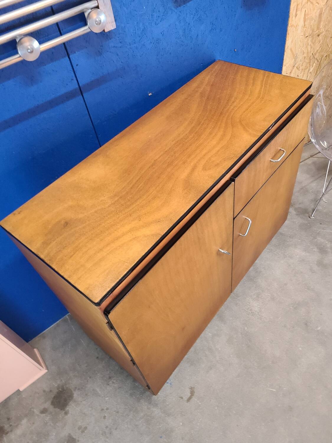 Light wood sideboard, mid-20th century