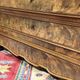 Napoleon III commode in mahogany, oak and with a fine white marble top, late 19th century.